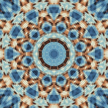 Sorunsuz mozaik sanat desen