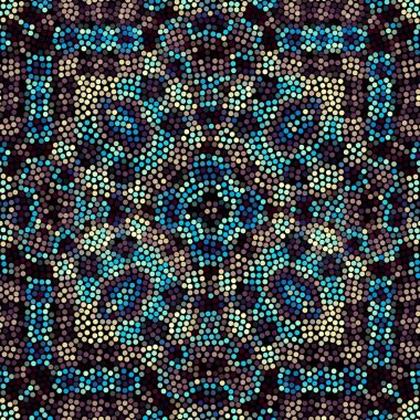 Sorunsuz mozaik sanatı çini