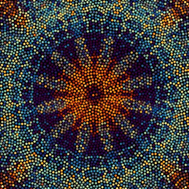 Sorunsuz mozaik sanatı çini