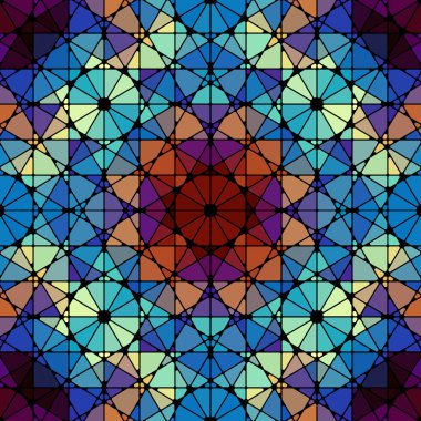 Dikişsiz Arapça geometrik desen