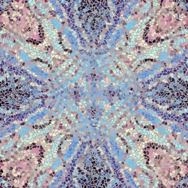 Sorunsuz mozaik sanat desen