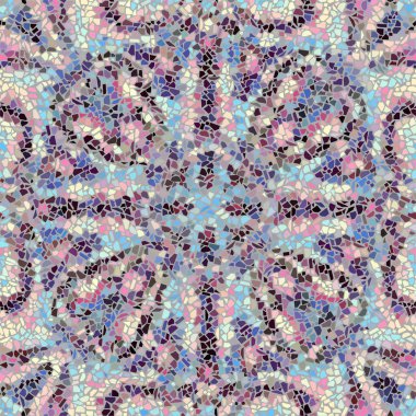 Sorunsuz mozaik sanat desen