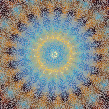 Sorunsuz mozaik sanat desen