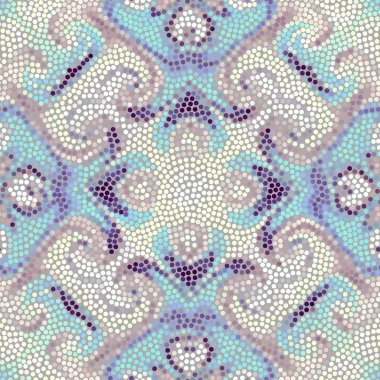 Sorunsuz mozaik sanatı çini