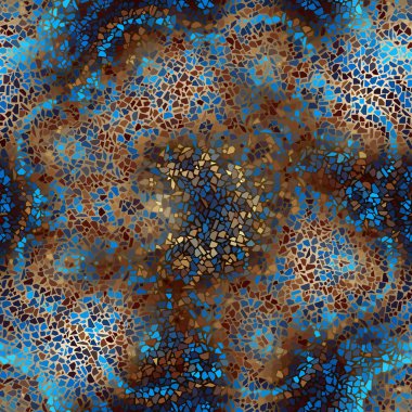 Sorunsuz mozaik sanat desen