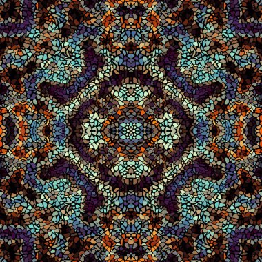 Dikişsiz mozaik desen