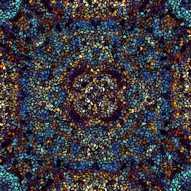 Dikişsiz mozaik desen