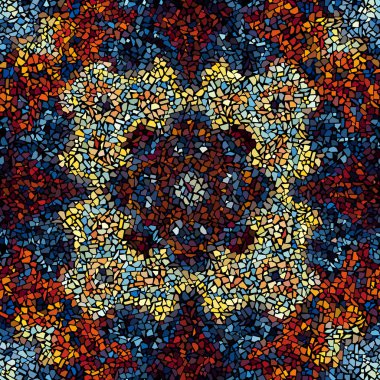 Dikişsiz mozaik desen