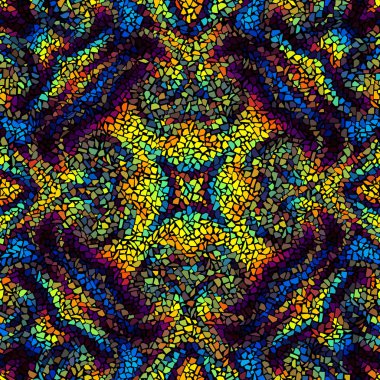 Dikişsiz mozaik desen