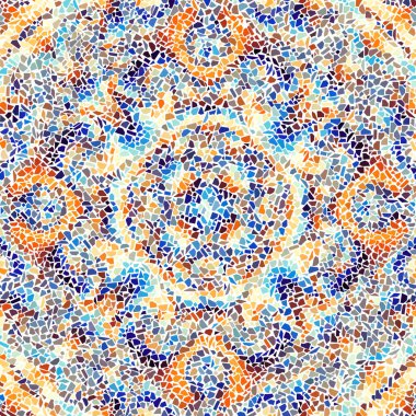 Dikişsiz mozaik desen