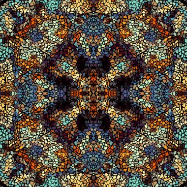 Dikişsiz mozaik desen