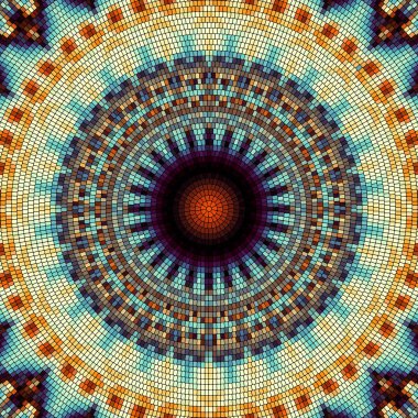 Dikişsiz mozaik desen