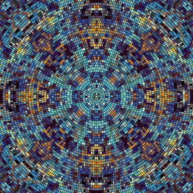 Dikişsiz mozaik desen