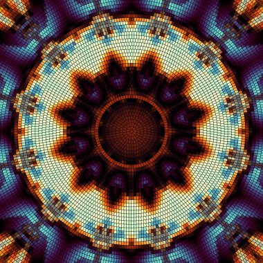 Dikişsiz mozaik desen