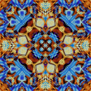 Sorunsuz mozaik sanat desen
