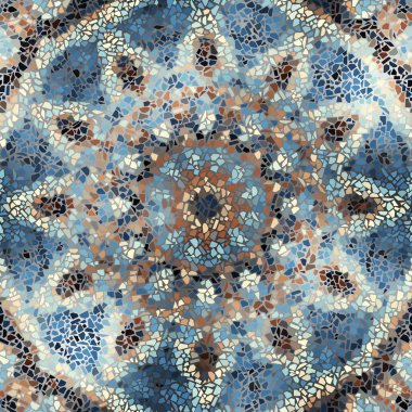 Sorunsuz mozaik sanat desen