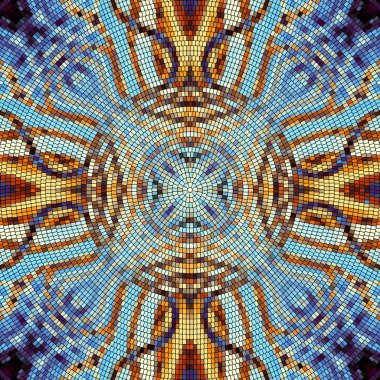 Dikişsiz mozaik desen