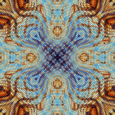 Dikişsiz mozaik desen