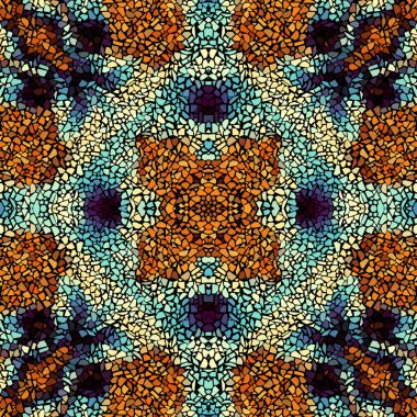 Dikişsiz mozaik desen