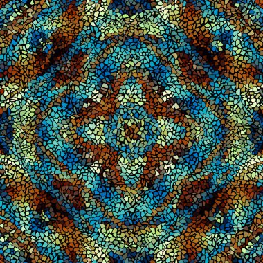 Dikişsiz mozaik desen