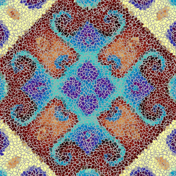 Sorunsuz mozaik sanat desen