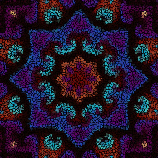 Sorunsuz mozaik sanat desen