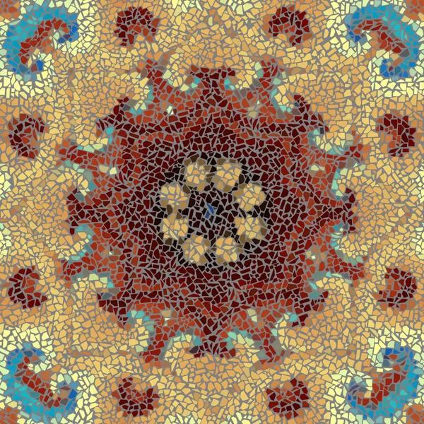 Sorunsuz mozaik sanat desen