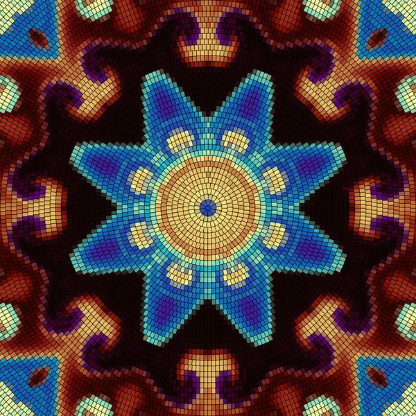 Sorunsuz mozaik sanat desen