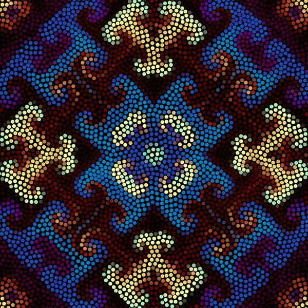 Бесшовная мозаичная плитка — стоковый вектор