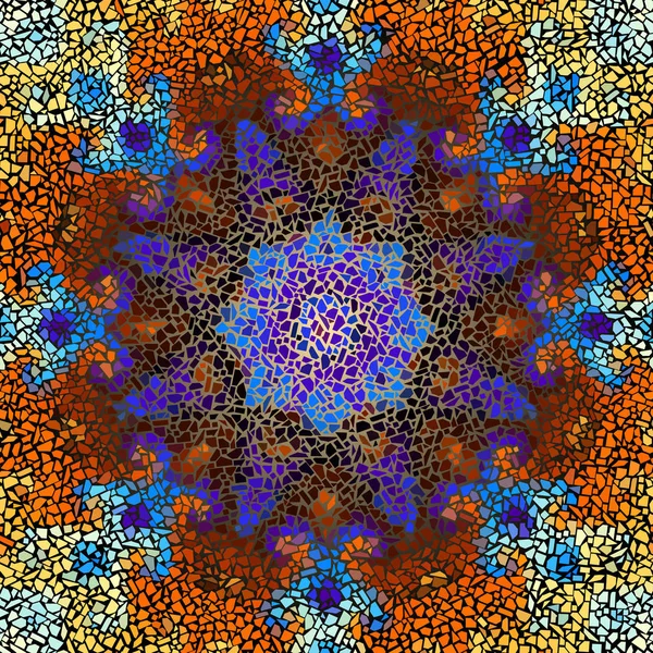 Sorunsuz mozaik sanat desen