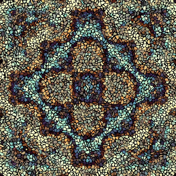 Modèle de mosaïque sans couture — Image vectorielle