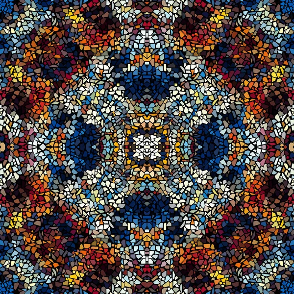 Sømløst mosaikkmønster – stockvektor