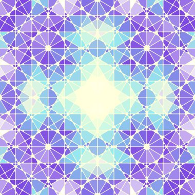 Dikişsiz Arapça geometrik desen