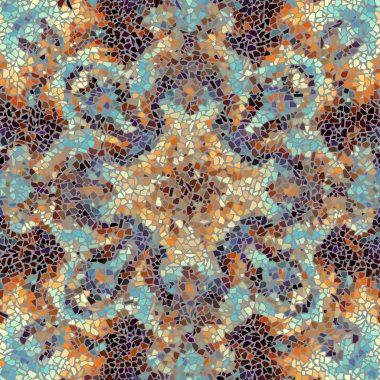 Sorunsuz mozaik sanat desen