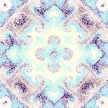 Sorunsuz mozaik sanat desen