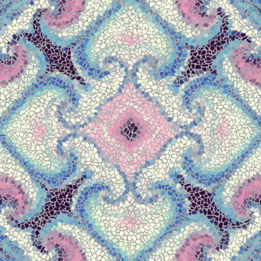 Sorunsuz mozaik sanat desen