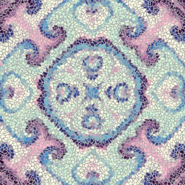 Sorunsuz mozaik sanat desen