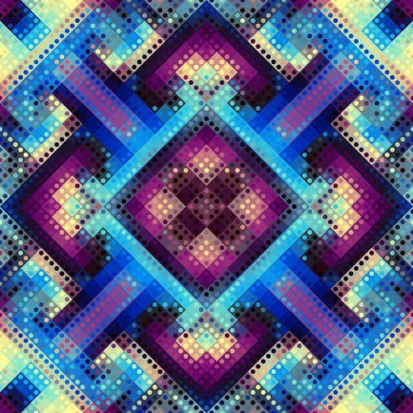 Geometrik soyut desen.