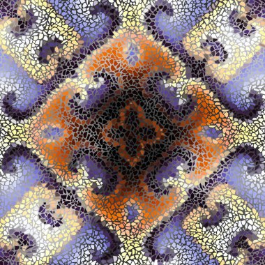 Sorunsuz mozaik sanat desen