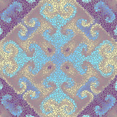 Sorunsuz mozaik sanat desen