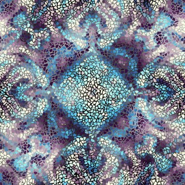 Sorunsuz mozaik sanat desen