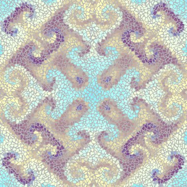 Sorunsuz mozaik sanat desen