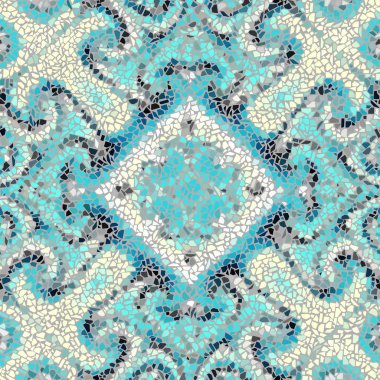 Sorunsuz mozaik sanat desen