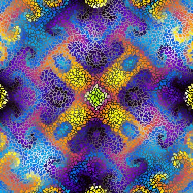 Sorunsuz mozaik sanat desen
