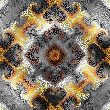 Sorunsuz mozaik sanat desen