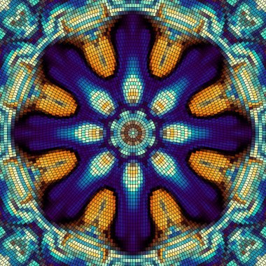 Sorunsuz mozaik sanat desen