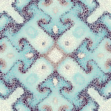 Sorunsuz mozaik sanat desen