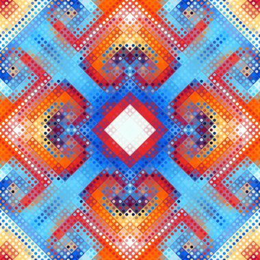 Geometrik soyut desen.