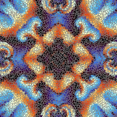 Sorunsuz mozaik sanat desen