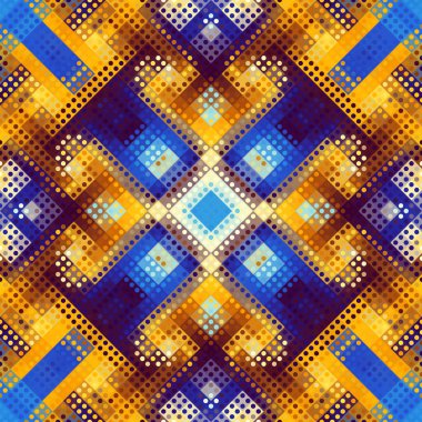 Geometrik soyut desen.